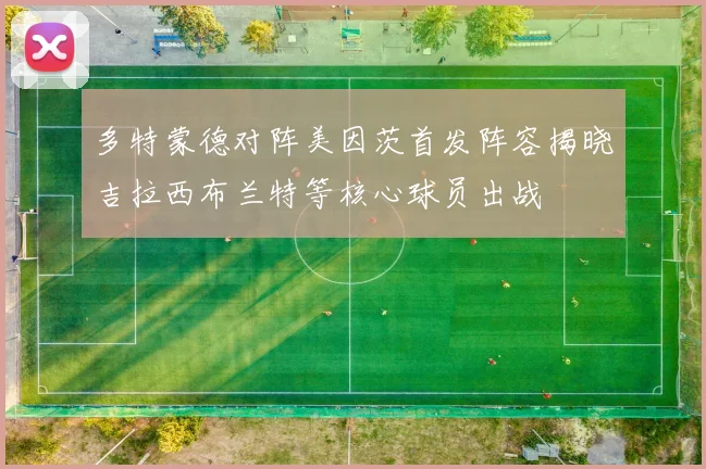 多特蒙德对阵美因茨首发阵容揭晓吉拉西布兰特等核心球员出战